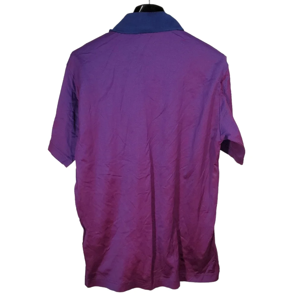 Emme Umo Polo Shirt Iridescent Shimmer Golf Casual Club Italy